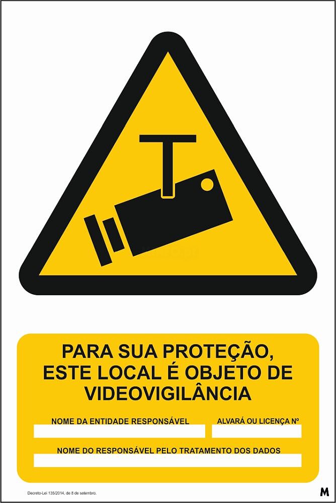 Videovigilância; DL 135/2014