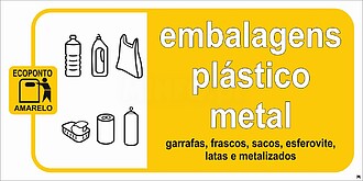 Plástico Metal; O Que Depositar