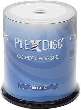 PlexDisc - CD-R thermal-print white (100x)