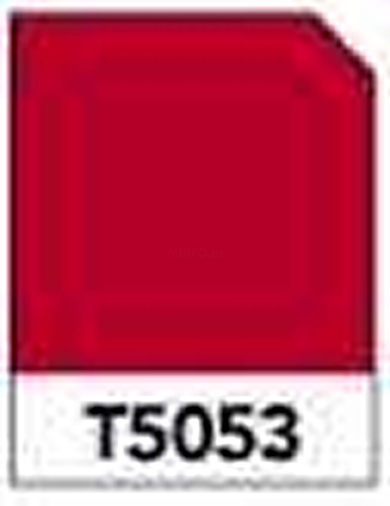 Vinil de Corte Translúcido Hexis Luxtac T5000 Vermelho Escuro Mate T5053M