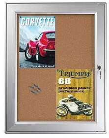 Vitrine Exterior : Fundo Cortiça 5mm PERMITE UTILIZAÇAO : ...