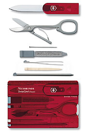 0.7100.T : Victorinox Cyber SwissCard Red