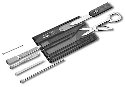 0.7133.T3 : Victorinox Cyber SwissCard Translucent Smoky