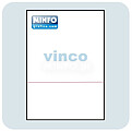 Vinco em Planos A4 ( Serviço aplicavel apenas a produções próprias )