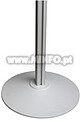 Suporte Aluminio 4 vias c/ base redonda 40cm Altura: 2000mm