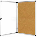 Expositor Modelar Aluminio - Dupla Face Magnetica 90x150