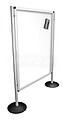Expositor Modelar Aluminio - Dupla Face Magnetica 120x180