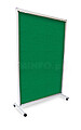 Biombo Metalico Duplo - Tecido 150x120