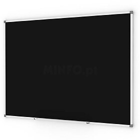 Quador Lousaline Preto : LightBoard : 120x120 : CAIXILHO ALU...