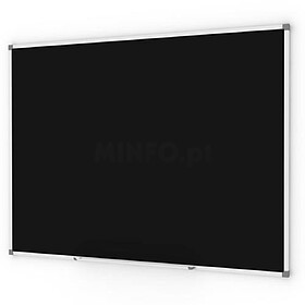 Quadro Lousanite Preta - Linha Pro 120x200