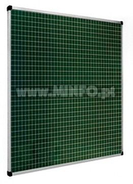 Quadro Porcelana Verde Quadriculado - Linha Pro 60x90
