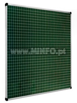Quadro Porcelana Verde Quadriculado - Linha Pro 120x150