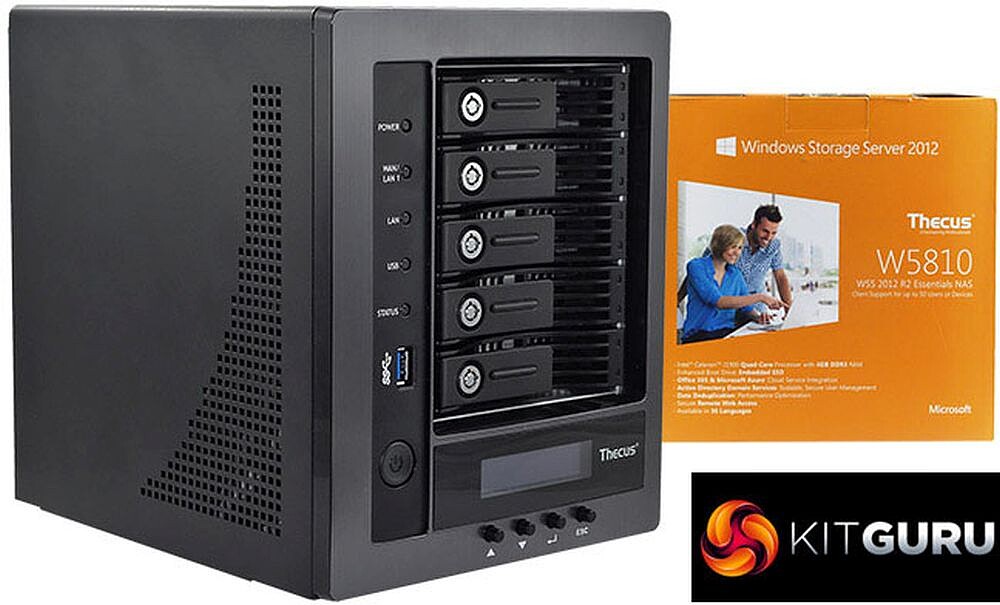 Intel® Bay-Trail-D J1900 SoC, SSHD*1, Windows Storage Server 2012R2 Essentials, 4G Memory