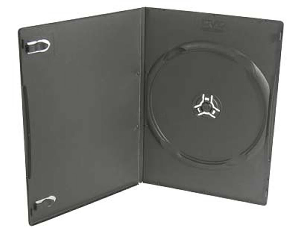 Caixa DVD Slim (7mm) Preta (Preço para 1 Caixa Slim) (135x190x7mm)